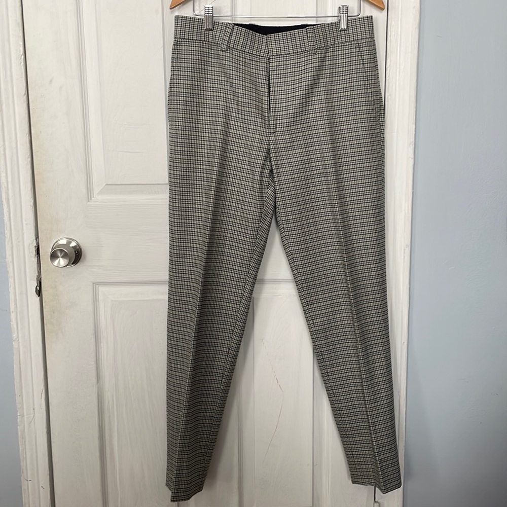 Green houndstooth rag&bone trousers